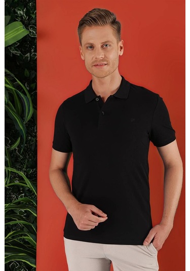 Ts 845 Siyah Spor T-shirt Siyah