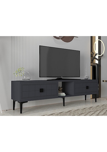 Tsa1501a - Yuka Tv Stand Antrasit 150cm Antrasit / Koyu Gri