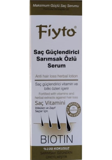 Fiyto Sarımsak Özlü Saç Güçlendirici Serum 250 ML