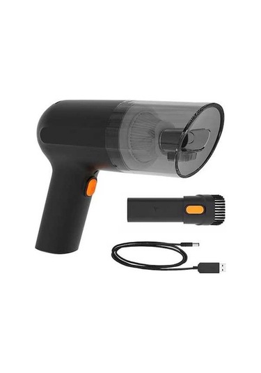 Wondernest Tipi Taşınabilir Kablosuz Süpürge Sones Siyah Güçlü Elektrikli El Süpürgesi Siyah