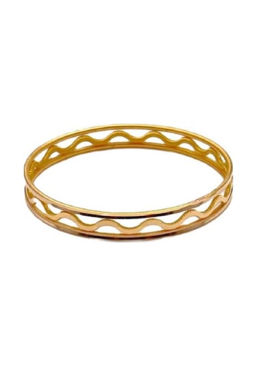 Agakulche 30 Gr 2'li Ajda Kanallı Ve 1 Zikzak 22 Ayar Altın Bilezik