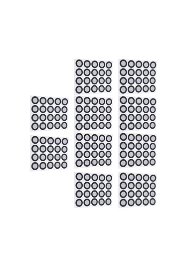 Gajeena 200 Adet 3d Tarama İşaret Noktası - 12mm İç Çap, 19mm Dış Çap, Yüksek Yansıma, Tam Doğruluk İle Hareket Takibi Ve Tarama Uygulamaları