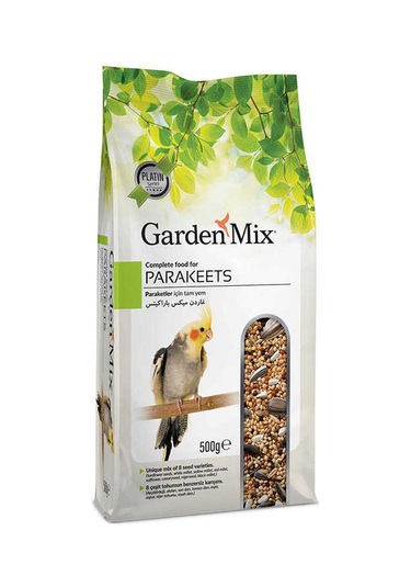 Paraket Yemi 500 G - Garden Mix Platin Parakeets