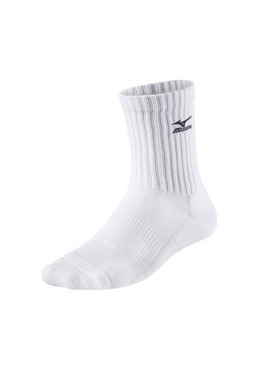 Mizuno Volley Socks Medium Unisex Çorap Beyaz Çok Renkli