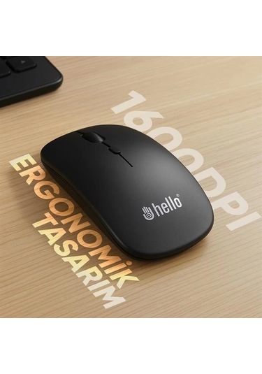 Hello Hl-19092 Usb 2.4ghz 1600dpı Kablosuz Mouse - Ergonomik Tasarım Diğer