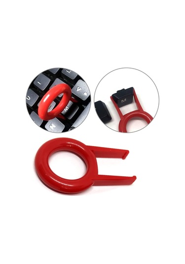 Kırmızı Klavye Çıkarıcı Kullanışlı Tuş Takımı Çıkarıcı Pratik Tuş