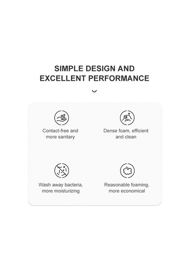 Sones Ev Tuvaleti Küçük Boy Akıllı Otomatik Sensörlü Sabunluk Köpük Yıkama Makinesi