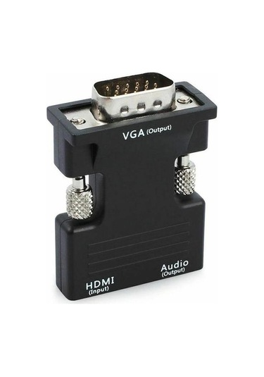 SpeedUF Ses Destekli Hdmi To Vga Monitör Çevirici Dönüştürücü