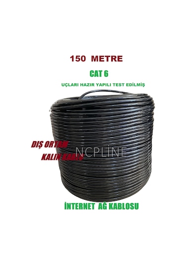 Eyepc Cat6 150 M Dış Ortam Internet Kablosu Bilgisayar Modem Arası CAT 6