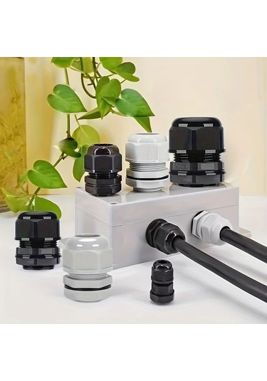 Willowhaven 15 Adet Siyah Pg13.5 Granthead Bağlantı Elemanları Ve Kablo Korumaları