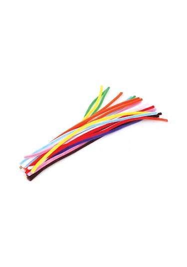 Renkli Şönil 50 Cm Uzunluk - 1 Paket - 25 Adet