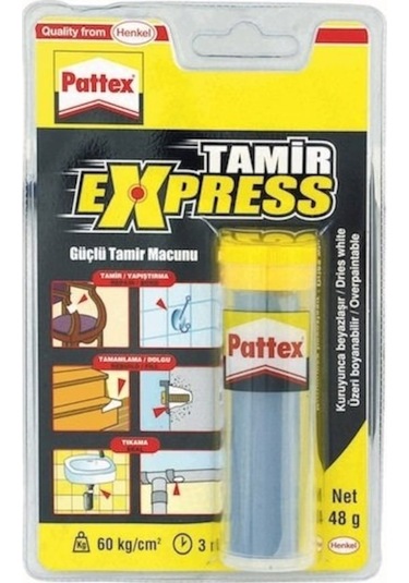 Pattex 1241088 Yapıştırıcı Tamir Express 48 Gr