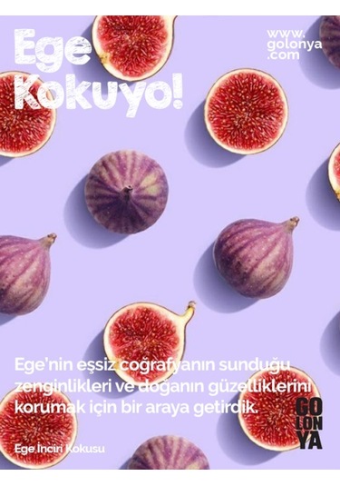 Golonya Ege İnciri Kokulu Cam Şişe Kolonya 250 ML