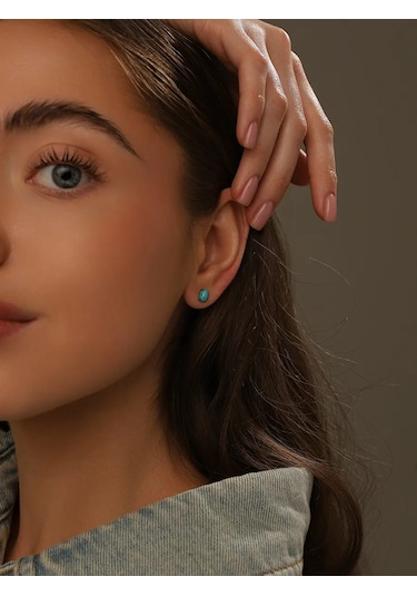 Serebranyj Dom Gümüş Şık Çiviler Doğal Turkuazlı 161729851 Diğer