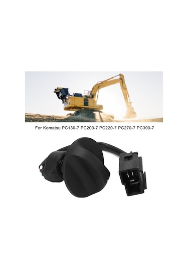 Pazly Komatsu Pc Serisi Ekskavatör Gaz Motor Düğmesi - Dayanıklı Abs Ve Alaşımlı Çelik Anahtar