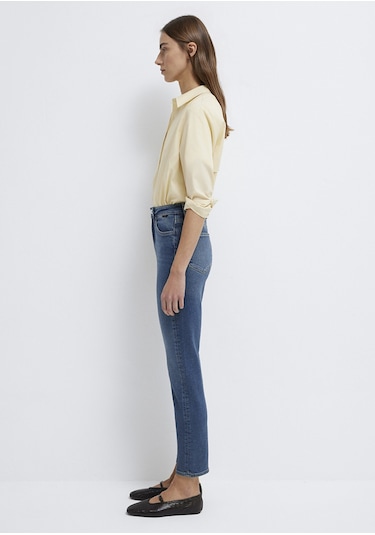 Mavi - Star Gold Shape Puslu Koyu Mavi Jean Pantolon 101077-90534 Koyu Mavi