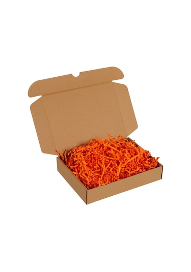 Turuncu Kırpık Kağıt Zigzag Kağıt - 50 Gr