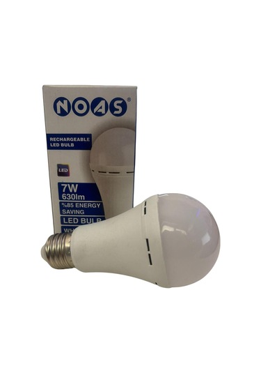 Yl-0711 Şarjlı Led Ampul 7w Tekli Beyaz Işık E27 Led Ampul 7 Watt Yok Tr Noas Noas