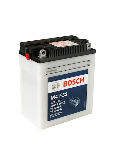 Bosch 12 Ah M4f32 Yb12al-a2 Motosiklet Aküsü N11.8737