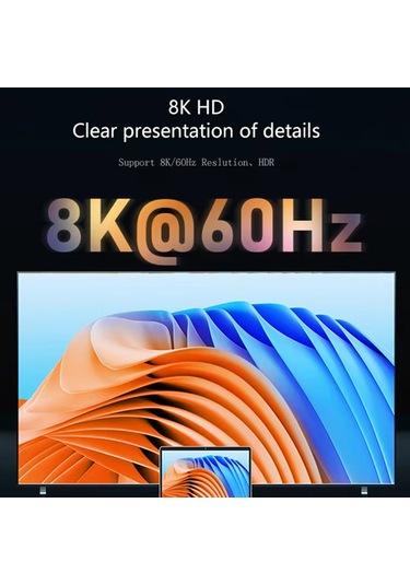 Sones 8k 60hz Hdtv'den Hdtv'ye Yan Büküm Manyetik Dönüştürücü Gümüş Sağ Büküm