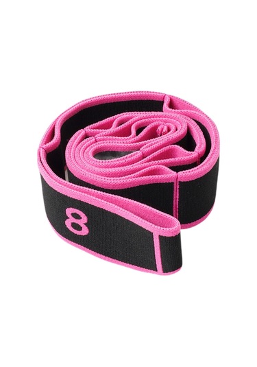 Suntek Jimnastik Yetişkinler Tekvando Siyahı Için Streç Siyah Direnç Bandı Siyah