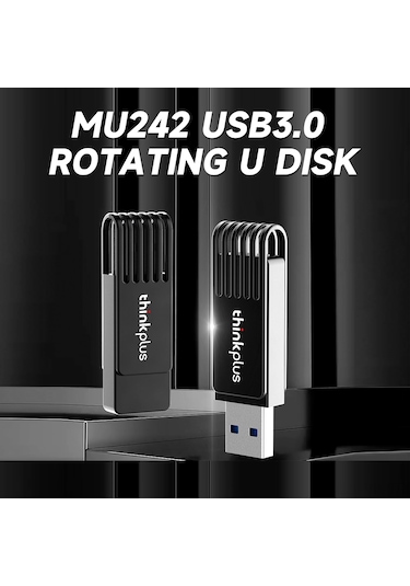 Vkemall Lenovo Thinkplus Mu242 16gb Usb3.0 Metal Dönen Usb Bellek - Hızlı Veri Transferi, Darbeye Dayanıklı, Geniş Uyumlu
