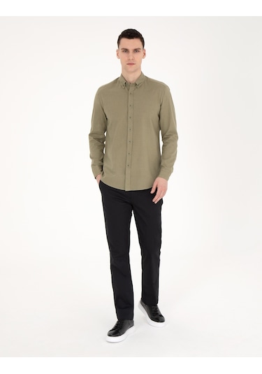 Pierre Cardin Erkek Siyah Pantolon Kanvas-chino 50288510-vr046 Siyah