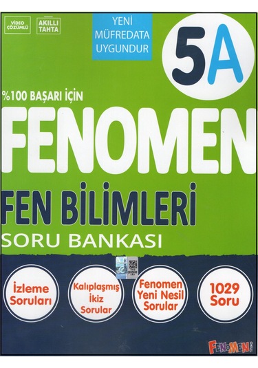 Fenomen 5.sınıf 5a Fen Bilimleri Soru Bankası