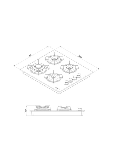 Termikel BH P7194C B Ankastre Ocak
