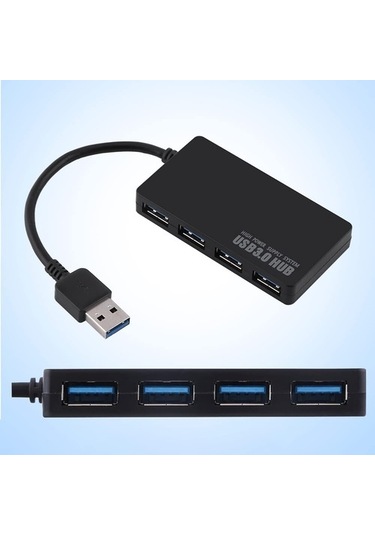 Usb 3.0 Hub 4 Port 3.0 Usb Çoklayıcı Ultra Ince Slim Usb Çoklayıc