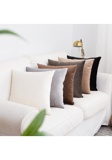 Aubyhe Yeşil Pilli Yastık Kılıfı 45x45 Cm - Kaliteli Kadife - Ev Dekoru - Oeko-tex/grs/bcı Onaylı - Yastık İçeriği Yok Diğer