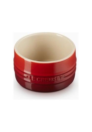 Le Creuset Seramik Ramekin, Istiflenebilir Lüks Sunum Kase Kırmızı