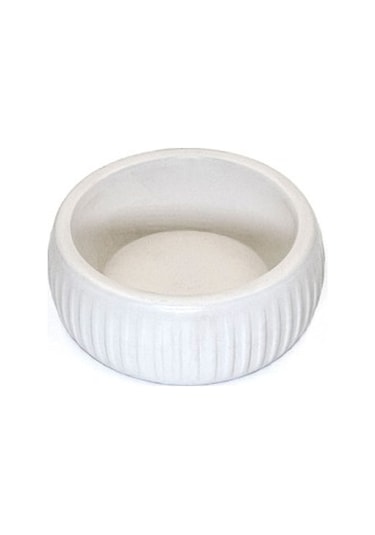 Mikopet Organik Seramik Mama Kabı Beyaz