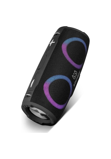Powerway Boombox 30W Çift Bass Led Işıklı Bluetooth Hoparlör & Ses Bombası