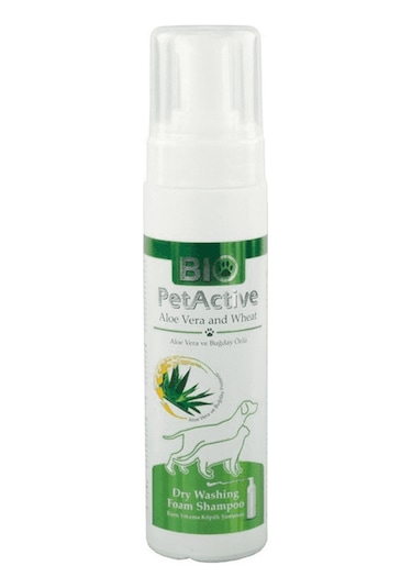 Bio Petactive Aloe Vera ve Buğday Özlü Kuru Köpük Şampuan 200 ML