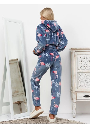 Siti Teks Üşütmeyen Ev Pijama Takımı 36103006 Mavi