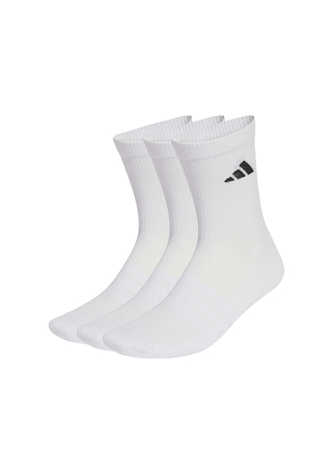 Adidas Cushioned Sportswear Crew 3'lü Unisex Beyaz Günlük Stil Çorap Jz0530 Beyaz