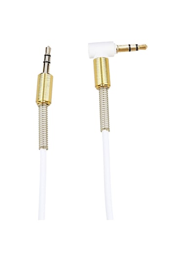 Mufunye Beyaz 1m 3.5mm Erkek-erkek Ses Kablosu, Bilgisayar/atelefon Kulaklık Hoparlör Amfici Bağlantı, Düz-kavisli, Altın Kaplama, Enamel Bakır Teli, Pvc Kablo Mufunye Beyaz 1m 3.5mm Erkek-erkek Ses Kablosu, Bilgisayar/atelefon Kulaklık Hoparlör Amfici Bağlantı, Düz-kavisli, Altın Kaplama, Enamel Bakır Teli, Pvc Kablo
