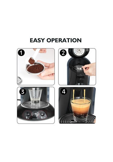 Hfambition Tekrarlı Kullanım Stüdyo Kalitesi Çelik Kapsül Filtresi - Evde Pratik Espresso Yağlı Kahve Hazırlama Aracı Diğer