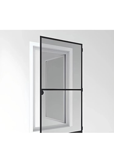 17x25 Antrasit Menteşeli Kapı Sinekliği Kapı 0-100x0-220