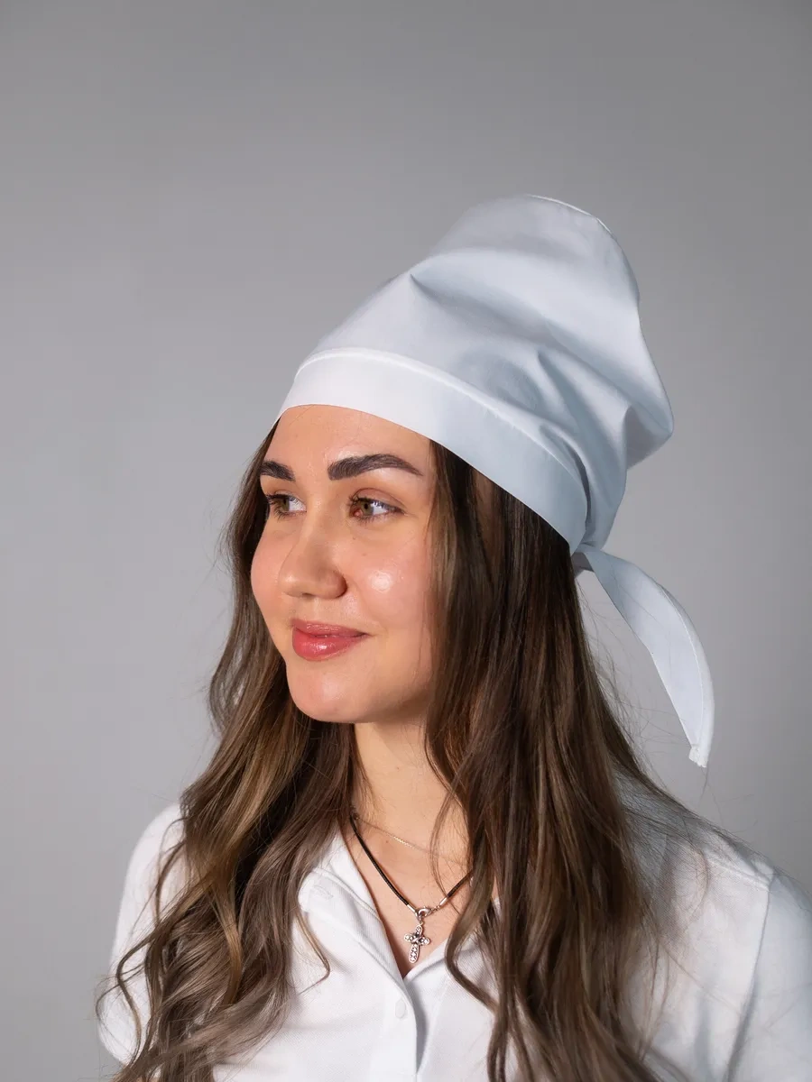 Valiver Alaşım Bağlantılı Şef Baş Bandanası 304328377 Beyaz