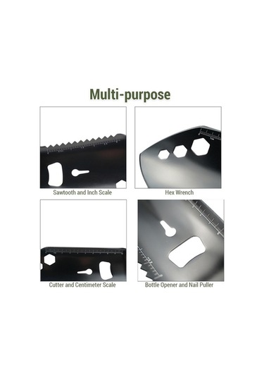 Pazly Yürüyüşleri Ve Pratik Küreği Kamp Kamp İçin Geeroyoo El Doğa Çok Bahçe, Amaçlı Aleti - İc