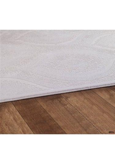 Apeks Halı Hanedan 5812 100X300 Saçaklı Ekru