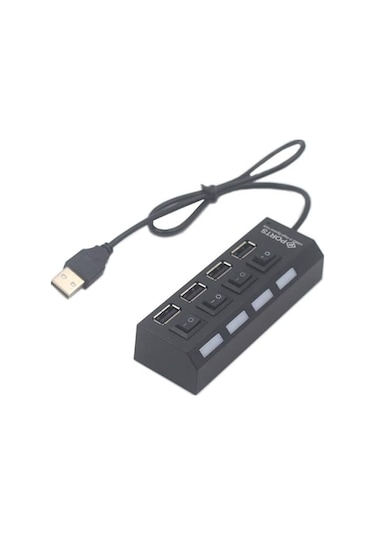 Usb Hub 4 Port Çoklayıcı Switch Anahtarlı 2.0 4863A