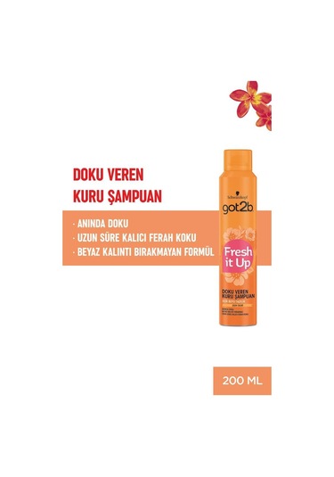 Schwarzkopf Got2b Fresh It Up Texture Kuru Şampuan 2 x 200 ML