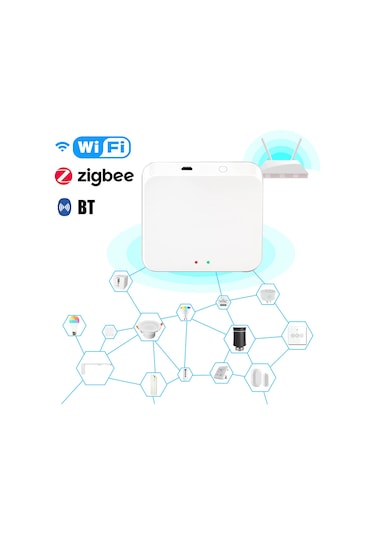 Tuya Zigbee Wifi Bt Mesh Hub Akıllı Çok Modlu Ağ Geçidi S6254w