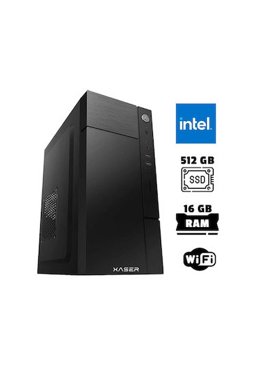 Xaser XSR998 i5-7400 16 GB 512 GB SSD Free Dos Masaüstü İş İstasyonu