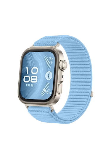 Huawei Fit 4 Braid Kordon - Açık Mavi