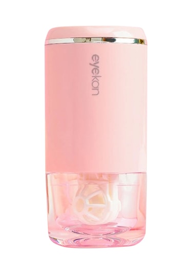 Vkemall Plastik Ultrasonik Lens Temizleyici - Güneş Gözlüğü, Mücevher Ve Parça Temizliği İçin Otomatik 3 Dakika Süre - Pembe