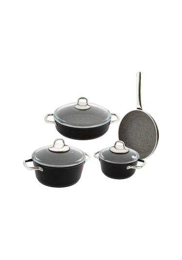 Jumbo Darci Black 7 Parça Tencere Seti 500.01.01.8562